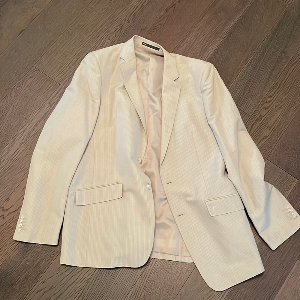 Men's Mexx beige striped sports coat in like new condition